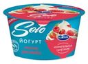 Йогурт Ecomilk Solo с малиной и земляникой 4.2% 130г