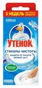 Средство чистящее Туалетный Утенок стикер чистоты Морской для унитаза, 3шт