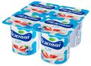 Йогуртный продукт Нежный клубника 1,2% БЗМЖ 100 г