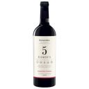 Вино 5 ЭЛЕМЕНТС Каберне-Рубин красное сухое, 0,75л