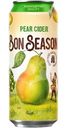 Сидр фруктовый Бон Сезон Груша ароматизированный газированный сладкий фильтрованный пастеризованный, 430мл
