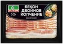 Бекон сырокопчёный Велком двойное копчение на дубовой щепе, 200 г