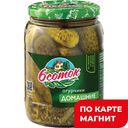 Огурцы маринованные, 6 СОТОК, Домашние, 680г 