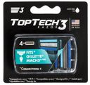 Кассеты TopTech Razor 3 4шт