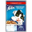 Влажный корм FELIX для кошек с говядиной, 85г