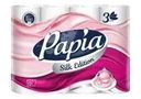Туалетная бумага, Papia, 3 слоя, 12 рулонов