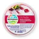 Сельдь Меридиан филе-кусочки в красновинной заливке, 280г