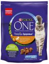 Сухой корм для взрослых кошек Purina ONE Природа Здоровья с индейкой, 680 г