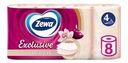 Туалетная бумага "Exclusive", Zewa, 4 слоя, 8 рулонов