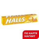 HALLS Карамель леденц мед/лимон 25г бум/уп(Монделис):12/360