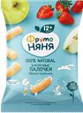 Палочки кукурузные Фрутоняня яблоко-клубника с 12 месяцев, 20 г