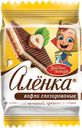 Вафли АЛЁНКА с молочной начинкой, орехами и какао, 20г 