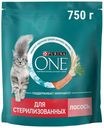 Корм сухой PURINA ONE  для стерилизованных кошек и кастриров