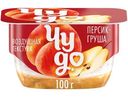 Творожок двухслойный Чудо Персик-груша 4.2%, 100г