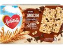Печенье Любятово Мюсли злаковое с шоколадом, 120г