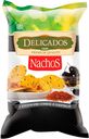 Кукурузные чипсы Delicados, Nachos с кусочками оливок и паприкой, 150г