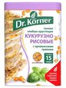 Хлебцы Dr.Korner кукурузно-рисовые с прованскими травами без глютена хрустящие, 100г