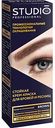 Стойкая крем-краска для бровей и ресниц Studio Professional цвет: коричневый