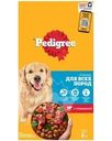 Корм сухой Pedigree с говядиной полнорационный для взрослых собак всех пород 2кг