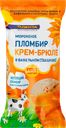 Мороженое ЛЕНТА Пломбир крем-брюле, без змж, вафельный стаканчик, 70г