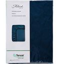 Простыня на резинке Milando тенсель цвет: синий, 90×200см