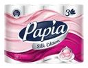 Туалетная бумага, Papia, 3 слоя, 12 рулонов