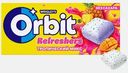 Жевательная резинка Orbit Refreshers Освежающие кубики Тропический вкус без сахара 16г