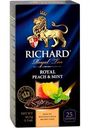Чай Richard черный персик-мята (1.7г x 25шт), 43г