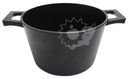 Кастрюля Vari Звезда литая индукция чёрная с крышкой, 20см