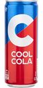 Напиток CoolCola в банке, 0,33 л