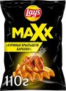 Чипсы картофельные LAY'S Max, со вкусом куриные крылышки барбекю, 110г