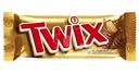 Печенье покрытое молочным шоколадом Twix с карамелью, 55г