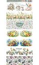 Пасхальная декоративная Светлый праздник термоусадочная плёнка Пасхальные мотивы, 1шт
