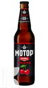 Напиток МОТОР ПЛЮС пивной, со вкусом вишни 6,9% 0.45л