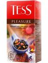 Чай Tess Pleasure чёрный с шиповником и яблоком в пакетиках, 25х1.5г