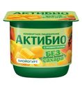 Биойогурт Актибио без сахара манго-папайя 2,9% 130г БЗМЖ