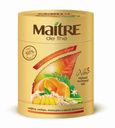 Чай черный Maitre de The Букет изысканных вкусов листовой имбирь лемонграс чабрец масло апельсина, 100 г