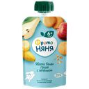 Пюре Фрутоняня, яблоко банан груша печенье, 90г