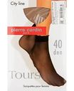 Носки женские Pierre Cardin Tours с волнистой резинкой цвет: visone/лёгкий загар размер: единый, 40 den