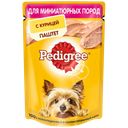 Kорм для собак PEDIGREE®, для маленьких пород, паштет с курицей, 80г