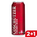 Пивной напиток COSCHUTZER Cherry Beer фильтрованный пастеризованный 6%, 0,5л