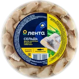 Сельдь ЛЕНТА Матье, филе-кусочки в масле