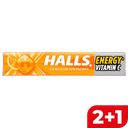 HALLS Карам лед вит С и вк апельс 25г фл/п(Монделис):12/360