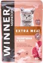 Корм для котят Мираторг телятина в желе Мираторг м/у, 80 г