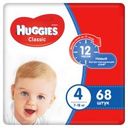Подгузники Huggies Classic 4 (7-18 кг) 68 шт
