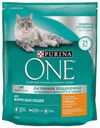 Сухой корм Purina ONE для взрослых кошек с курицей и цельными злаками 750 г
