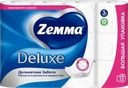 Бумага туалетная ZEMMA Deluxe Деликатная Забота 3 слоя