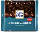 Шоколад тёмный Extra Nut с цельным миндалём, Ritter Sport, 100 г