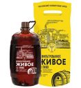 Пиво Макарий Живое нефильтрованное 4%, 1.5л