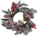 Новогоднее декоративное украшение Рождественский венок Маркет, 30см